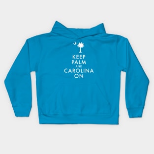 Keep Palm and Carolina On Kids Hoodie